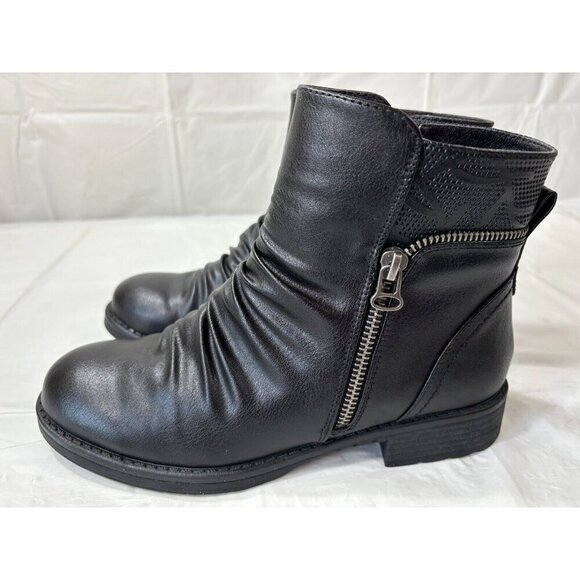 Sean Alan Riley Waterproof Black Ankle Boot Size 7 - Picture 5 of 15